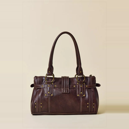 DGB Shoulder Bag chestnut, belt strap closed